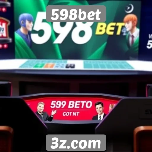 Experiência de jogos ao vivo no site 598bet